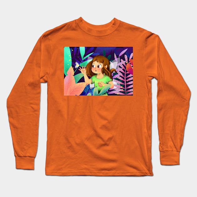 Little fairy Long Sleeve T-Shirt by Coloranda